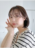 ふんわりレイヤー内巻きボブ