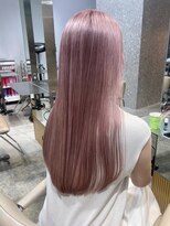 サンク 原宿 表参道(cinq) ミルクティーベージュダブルカラーインナーカラーケアブリーチ
