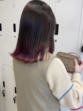 キャパ 秦野(CAPA) ラベンダーピンク/グラデーションカラー/裾カラー