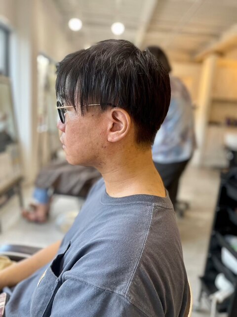 MEN'SHAIRアッシュブラックベリーショートダークアッシュ