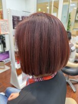 ラディシュ さがみ野(RADISH)&nbsp;小顔ストレートボブチェリーピンクモード