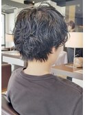#黒髪ショート#ショートパーマ#金沢文庫FLOOR八木