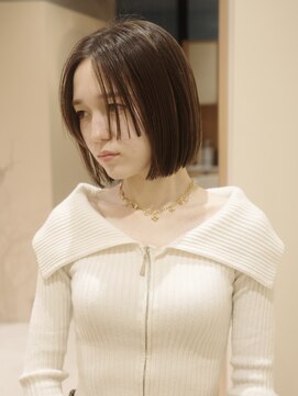 ネロ ヘアサロン ネイビー 渋谷(NERO HAIRSALON NAVY) 【赤津美奈】ボブ　レイヤーボブ　前髪なし