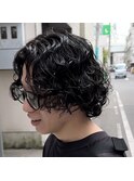 KingGnu常田風スパイラルパーマ/グランジパーマ/癖毛風パーマ
