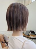 切りっぱなしボブ