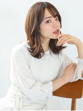 ブリッジ バイ ヘアステージナウ(BRIDGE by hair stage now) ニュアンスカールでつくる愛されミディアム