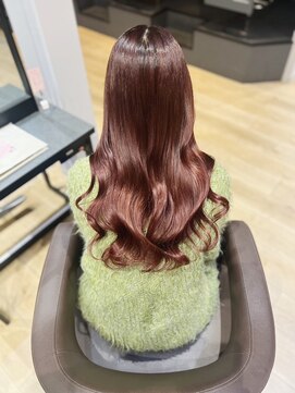 エン(eNN) チェリーレッド・ワインレッド・ブリーチなしカラー