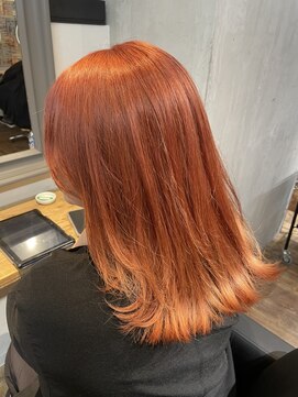 エストヘア 大宮店(est hair) オレンジカラー