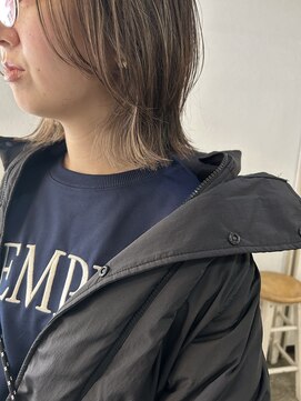 ヘアアンドスペース ベロン(hair&space velon) ハイライトボブ