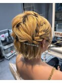 ショートヘアアレンジ