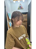 韓国レイヤーボブ
