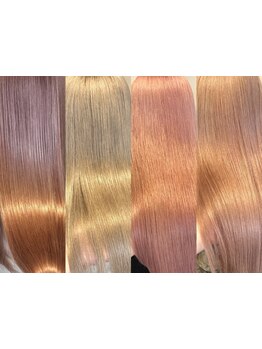 ブリーチ専門店だからこそできるハイトーン毛のブリーチ矯正が大好評★傷みが気になる方は、是非お試しを！