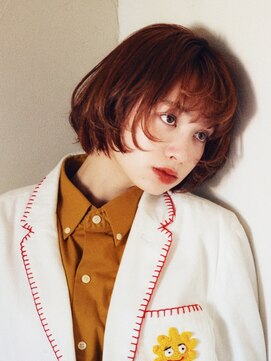 アルバム 渋谷パルコ(ALBUM) 顔周りレイヤー韓国ヘアくびれミディミディアムボブ_F1102