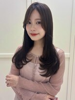 ソア 並木坂(Soa)&nbsp;韓国ヘア/顔周りカット/レイヤーカット/ベージュ/ロング