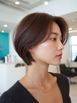 クレビア 名古屋(CreBiA)&nbsp;艶髪/透明感/レイヤーカット/顔まわりカット/ショート
