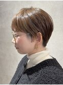 大人ガーリー/ダークアッシュ/似合わせカット/鶴ヶ峰SK15