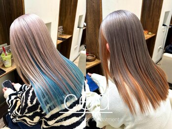 シード 成増 下赤塚店(ced.)の写真/ケアブリーチを使用したダブルカラー/デザインカラーを通いやすいお値段設定でご提供◎【下赤塚/ブリーチ】