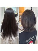 【髪質改善x縮毛矯正】SILKストレート