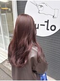 透明感ピンクブラウン