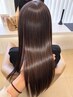 【圧倒的艶髪】髪質改善トリートメント＋カラー＃髪にドラマを。￥18900
