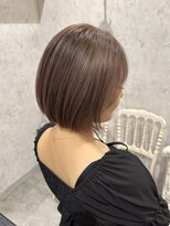 ディーヴァヘアーエズ(DIVA hair Eze)&nbsp;丸みシルエット◎ピンクブラウン×コロンとボブ