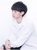 黒髪ショートマッシュ