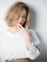 モッズヘア 上尾西口店(mod's hair) 個性的外国人風アシンメトリー小顔大人ボブw上尾10代20代30代