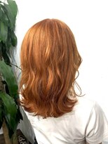 クラン ヘアーアンドスタジオ(CLAN hair & studio) オレンジカラー