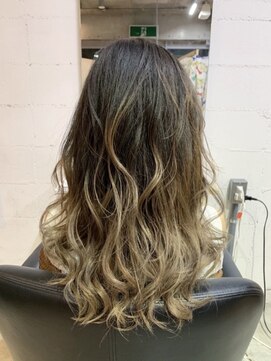 モールヘア 武庫之荘店(MOOL hair) 【グラデーション】【グレージュ】【ブリーチオンカラー】