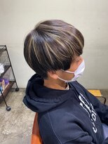 クオル 立川(QOL)&nbsp;メッシュキャップ ハイライト カラー パーマ カット 眉カット