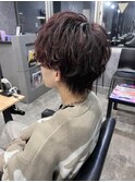 レッドカラー ウルフ　マッシュウルフ