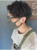 ツイストスパイラルパーマ/アッシュブラック