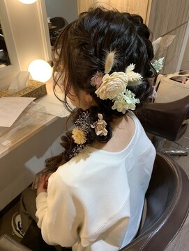 着付けヘアセット専門店 ウィズ(With) ゆるふわツインテール