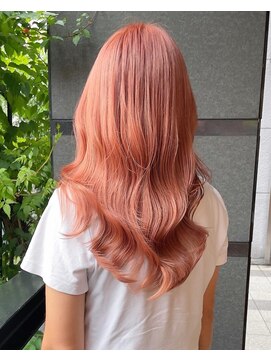 マーシアバイアルティナ 蒲田店(Marcia by artina) ハイトーンカラー_オレンジカラー_レイヤーロング