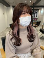 ツキ 横浜店(tuki)&nbsp;20代インナーカラーケアブリーチイヤリングカラーハイライト