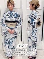 プティクローシェ バイ クオーレ(petite cloche by CUORE)&nbsp;浴衣一式レンタル 浴衣番号 Y-29