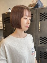 アチーブリス(achieve Liss)&nbsp;ミニボブ×ナチュラルカラー×切りっぱなし20代30代40代艶感