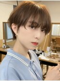 ボブディオリーブベージュ髪質改善縮毛矯正フェイスレイヤー