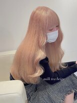 ベレーザ 渋谷(BELEZA)&nbsp;10725ブロンドホワイトアッシュウルフレイヤーロングワンカール