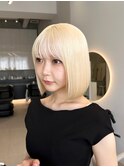 ブロンドボブ