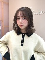メルト 西梅田店(melt)&nbsp;#ボブパーマ#顔周りレイヤー