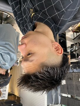 リレーションメンズヘアー(RELATION MEN'S HAIR) テーパーフェードスペインカールスパイキーショート韓国マッシュ