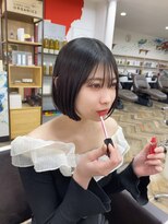 シェパパ サクレクール 中川店(chez papa)&nbsp;大人かわいいショートボブ