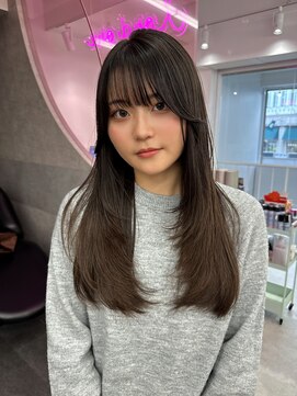 ロンドワン 三宮元町(Lond one) レイヤーカット/ロングヘア/前髪シースルー