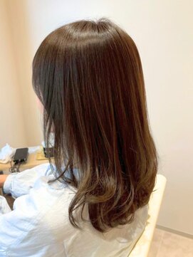 エンター 天神店(ENTER) 髪質改善/レイヤーカット/透明感/艶髪/マロンブラウン