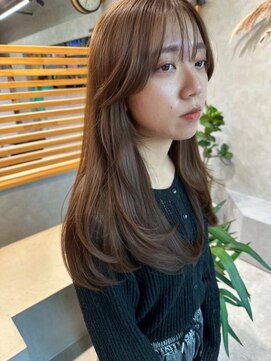 ハウリーヘアアンドスパ(HAURY hair&spa) ブリーチなしダブルカラー・レイヤースタイル