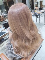 アマトウキョウスマートサロン(AMA TOKYO×Smart Salon)&nbsp;ヘーゼルベージュ　ブリーチなし　レイヤーカット　海外風