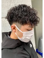 ジーニー 新百合ヶ丘(Genie) ダークアッシュニュアンスパーマ韓国マッシュベリーショート