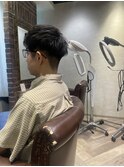 アップバングショート