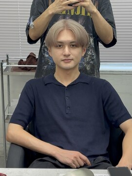 ペレ 渋谷(PELE) MEN’S HAIR/ブルーブラック/フェザーパーマ/渋谷